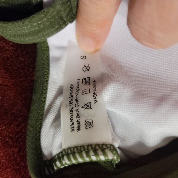 NWOT HOT SEXY MESH INSET RUCHED SWIM BATHING SUIT HIGH NECK SMALL - Picture 11 of 11